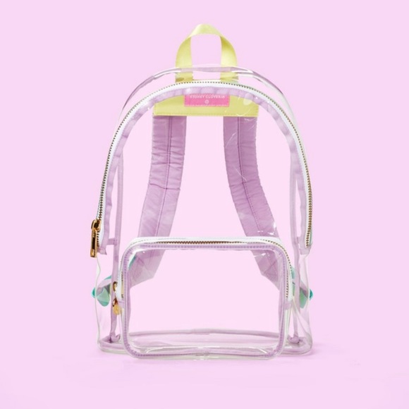 Stoney Clover Lane Handbags - Stoney Clover Lane x Target Transparent Backpack Target Clear/Lavender
